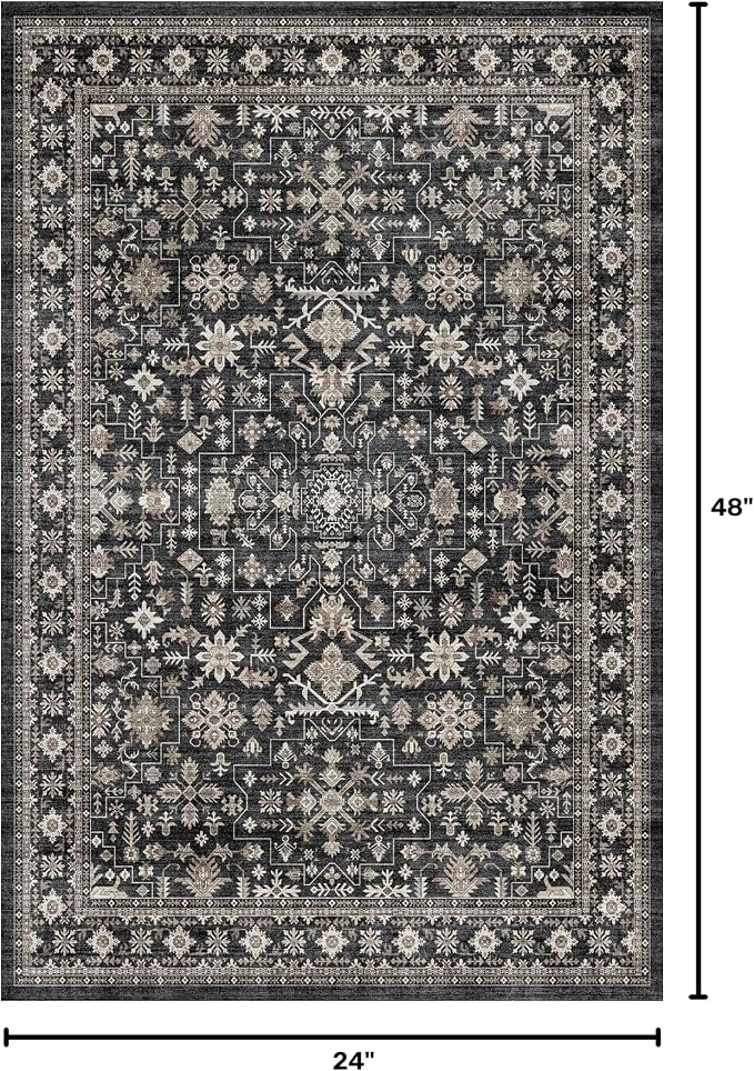 2x4 Entryway Runner Rugs, Small Runners - Image 2