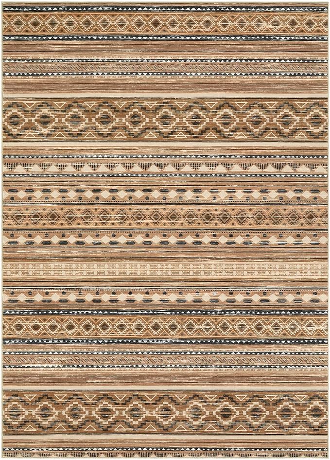 cotiled Boho 10x14 Area Rug for Living Room: Large Moroccan Washable Rug | - Image 9