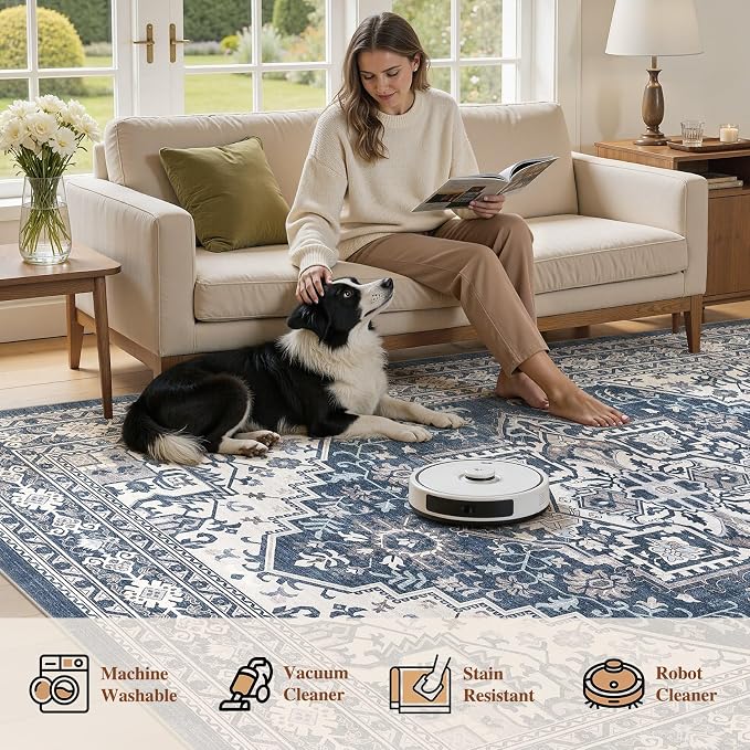 UERMEI 6x9 Area Rug for Living Room - Image 6