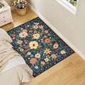 DUKINO 3x4 Area Rug, Floral Washable Rug by DUKINO