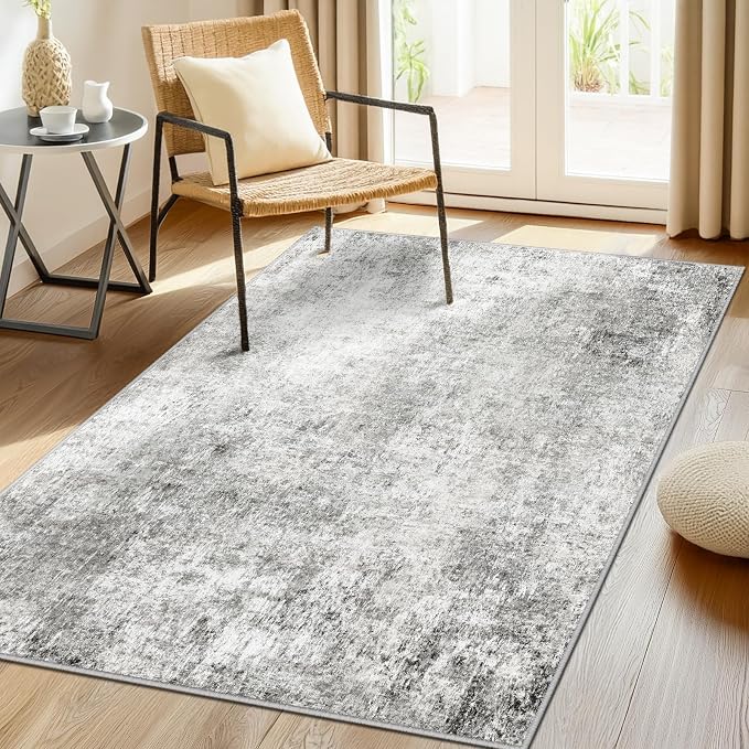 RELEANY Washable 3'x5' Abstract Area Rug by RELEANY