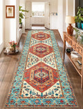 SERISSA 2'6"x10' Washable Non Slip Boho Runner Rug by SERISSAHomeDecorCollection