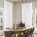 Snow White Pinch Pleat Semi Sheer Linen Curtains W70xL120 1 Panel | Light by Twodrapes