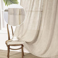 MYSKY HOME Ceiling Curtains for Living Room, Soft Cotton Curtain Polyester by MYSKYHOME