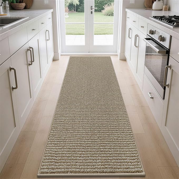 BEQHAUSE Kitchen Runner Rugs 32"x84", Kitchen Mats by BEQHAUSE