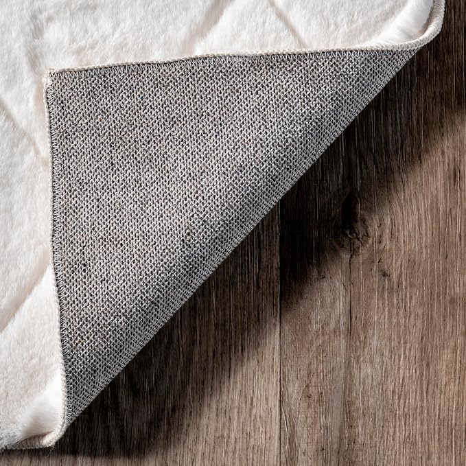 nuLOOM Amy White Trellis Washable Runner Rug - Image 4
