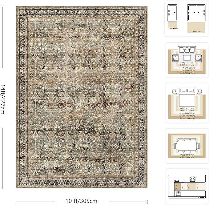 10x14 Area Rugs for Living Room - Image 2