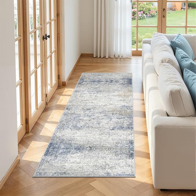 3x6 Runner Rug Non Slip, Washable Hallway Runner Rug, Nursery Room, Soft Runner - Image 3