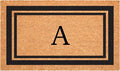 Calloway Mills 152962436A Black Border 24" x 36" Monogram Doormat by Callowaymills