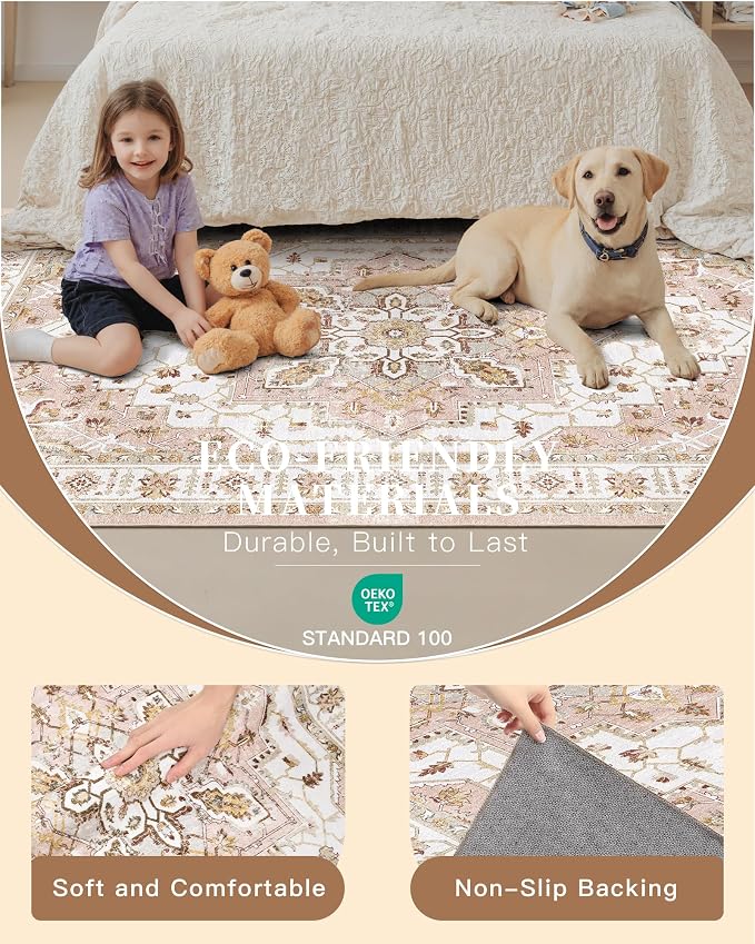 Madane Hallway Runner Rug 2x8 Washable Kitchen Rugs Non-Slip, Soft Ultra-Thin - Image 5