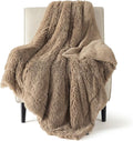 Bedsure GentleSoft Fluffy Light Chocolate Brown Throw Blanket, Soft Fuzzy by Unknown