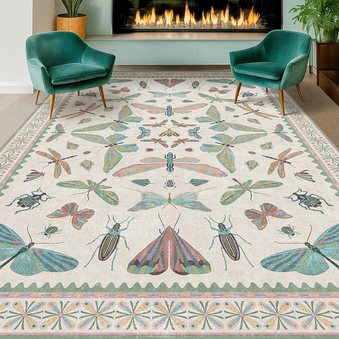 Sage Green Rugs for Bedroom Under Bed - Image 6