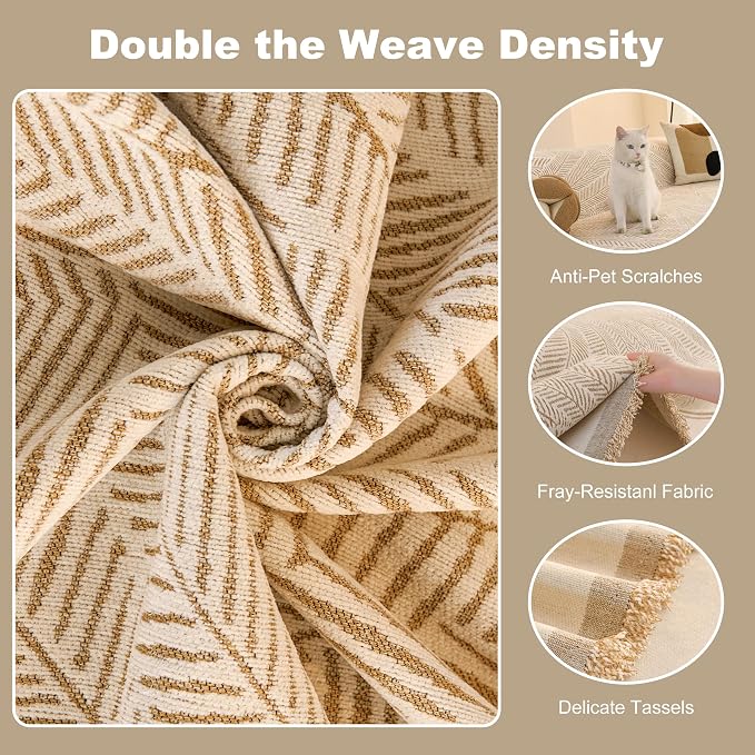 Couch Covers for Sofa, Sofa Covers Washable, Sectional Couch Covers, Sofa - Image 8