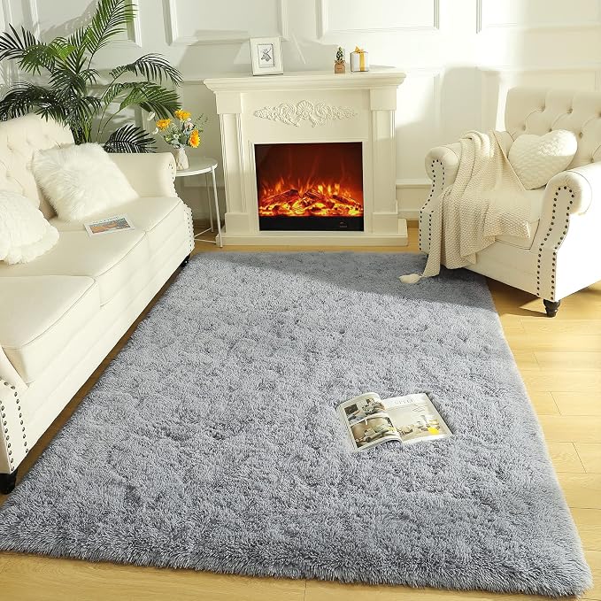 LOCHAS Area Rugs Fluffy Living Room Carpets - Image 7