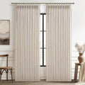 Thick Linen Extra Wide 70 x 90 Inch Curtains by PleatedDrapes