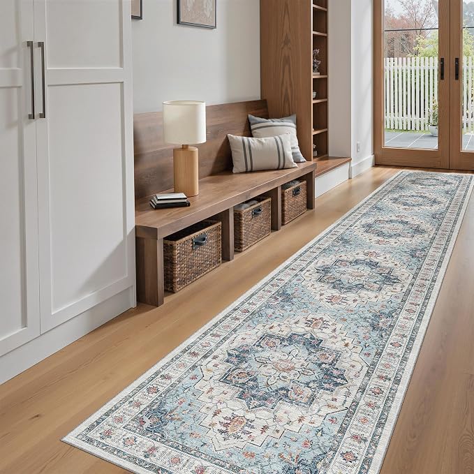 Madane Washable Runner Rugs 2x12 Long - Image 4