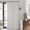 Beige White Light Filtering 60 Inch Wide Curtains 108 Inches Extra Long by PleatedDrapes