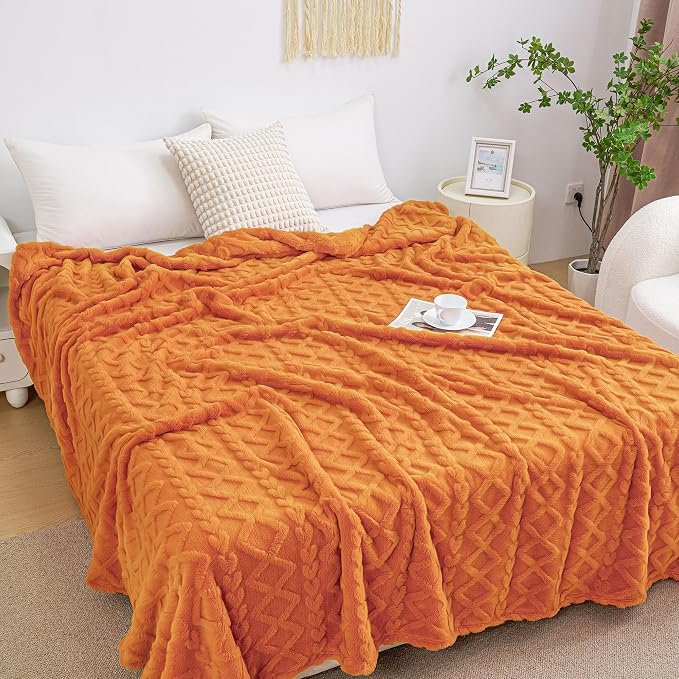 Aganear Fleece Throw Blanket for Couch, Fall Boho Blankets, Warm Gift for Women - Image 7