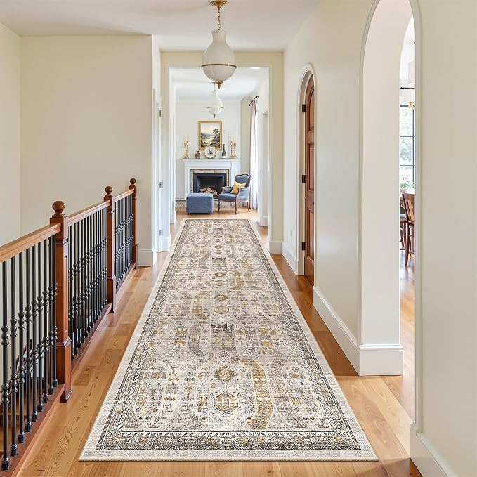 Madane Hallway Runner Rug 3x12 Washable Kitchen Runners 12ft, Soft Low-Pile - Image 4