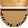 OLANLY Half Circle Front Door Mat, Low Profile Doormat, Stain and Fade Resistant by OLANLY