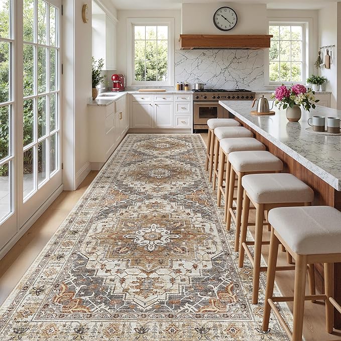 Madane 4x12 Wide Hallway Runner Rug Washable - Image 2