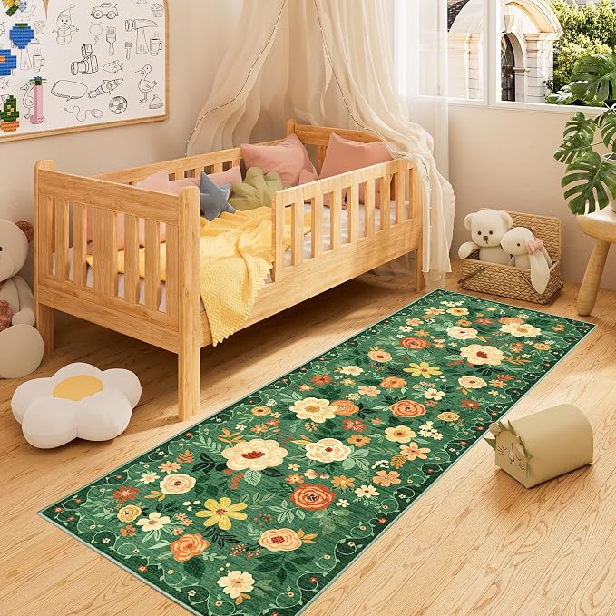 DUKINO 2.6x8 Runner Rug, Washable Rug - Image 4