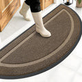 OLANLY Half Circle Front Door Mat Outside 59x23 All-Season Rubber Doormat | by OLANLY