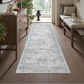 2x6 Runner Rug Non Slip, Washable Hallway Runner Rug, Nursery Room, Soft Runner by Restydon