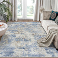 Aelenmu 6x9 Area Rugs for Living Room Bedroom Dining Room Washable Blue | Soft by Aelenmu