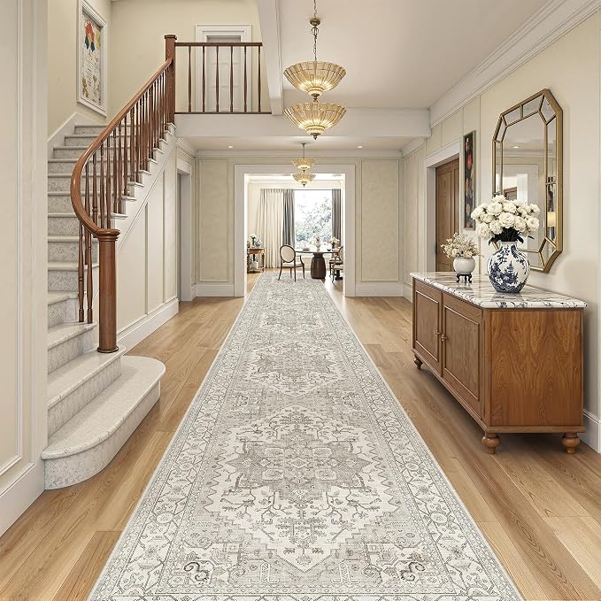 Madane Hallway Runner Rug 3x18 Washable Kitchen Runners 18ft, Soft Low-Pile - Image 4