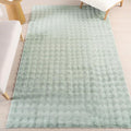 nuLOOM Jeni Green Checkered Washable Runner Rug by nuLOOM
