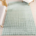 nuLOOM Jeni Green Checkered Washable Area Rug by nuLOOM