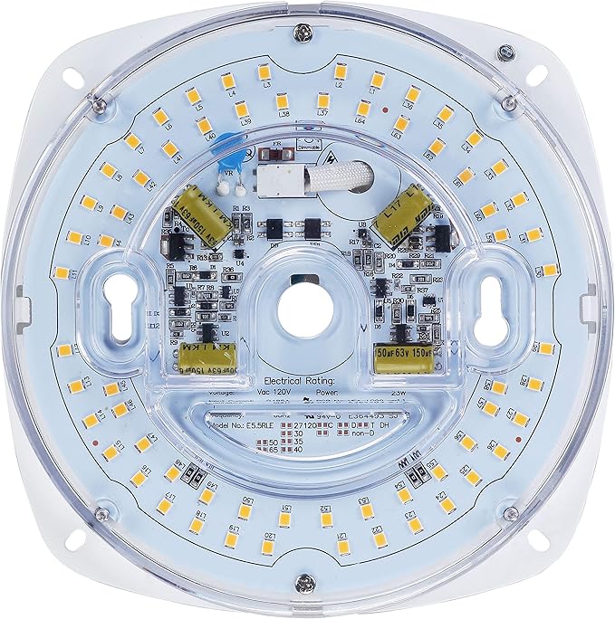 Legental 5.5" LED Light Engine - 6.73" Overall, 23W 1800LM, 5000K Daylight, Dimmable Retrofit Light Kit for Ceiling Lights, Ceiling Fans, Pendants, Lanterns, Garden Fixtures, UL/ES/JA8 Certified