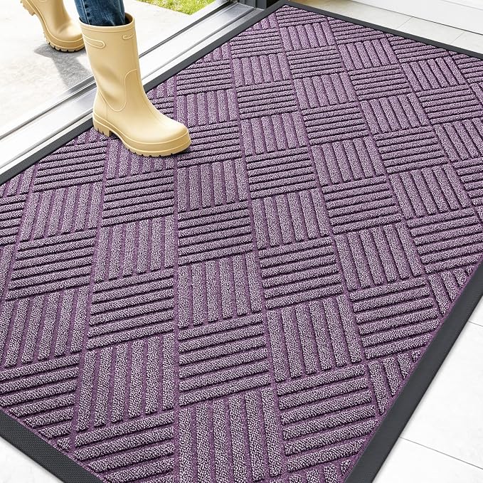 OLANLY Front Door Mat Outside Entrance 47x32, Waterproof Heavy-Duty Doormat | by OLANLY