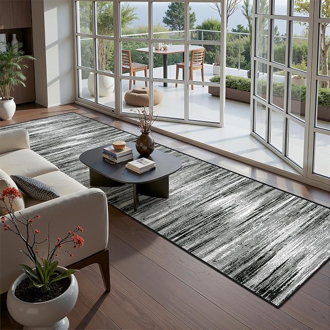 2x10 Runner Rug Non Slip, Washable Hallway Runner Rug, Laundry Room, Soft - Image 3