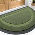 OLANLY Half Circle Front Door Mat Outside 29.5x17 All-Season Rubber Doormat | by OLANLY
