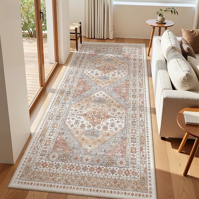 3x8 Runner Rug Non Slip, Washable Hallway Runner Rug, Nursery Room, Soft Runner - Image 5