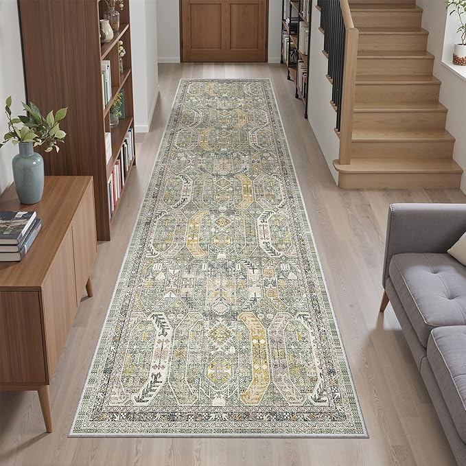 Madane Hallway Runner Rug 2x8 Washable Kitchen Rugs Non-Slip, Soft Ultra-Thin by Madane