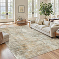 Soalmost Abstract Rug 5x7 Washable Area Rugs by Soalmost