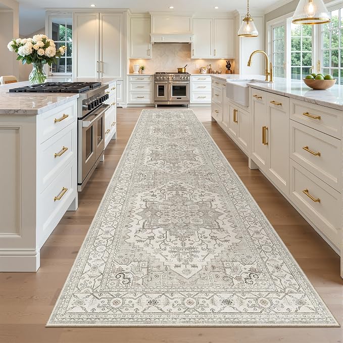 Madane Hallway Runner Rug 3x14 Washable Kitchen Runners Long, Soft Thin - Image 2