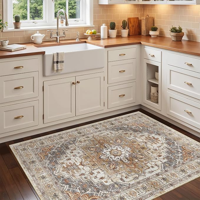 Madane Washable Entry Rug 3x4 Area Rugs - Image 2