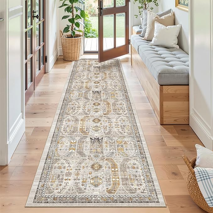 Madane Hallway Runner Rug 2x8 Washable Kitchen Rugs Non-Slip, Soft Ultra-Thin - Image 3