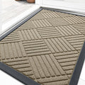 OLANLY Front Door Mat Outside Entrance 33x21, Waterproof Heavy-Duty Doormat | by OLANLY