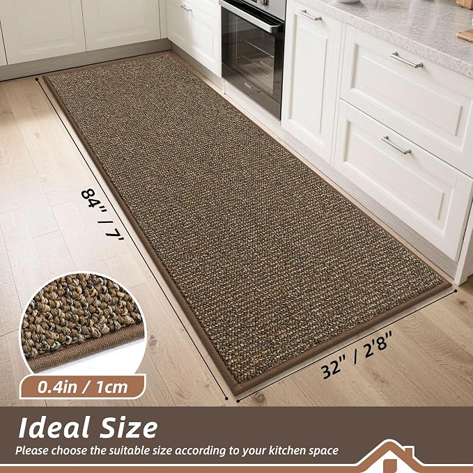 BEQHAUSE Kitchen Runner Rugs 32"x84", Kitchen Mats - Image 2