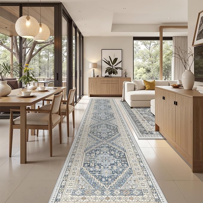 Washable Runner Rug 2.5x16, Non-Slip Long Kitchen Rugs, Soft Hallway Runner - Image 5