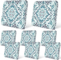 8Pcs Patio Cushion Covers Stretch Outdoor Furniture Protector Slipcovers | by pickyNproud