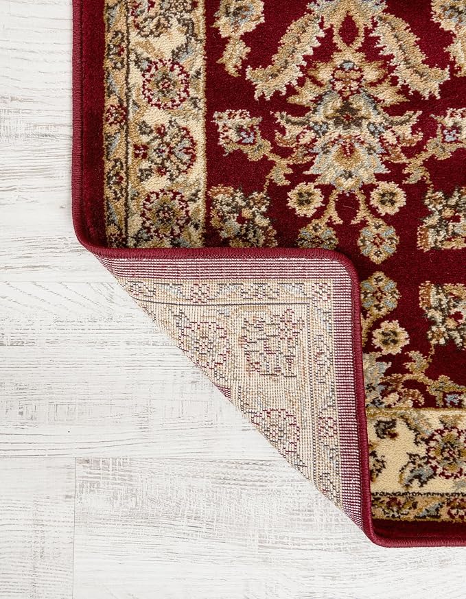 Rugs.com Aditi Collection Rug – 10x13 Red Medium-Pile Rug Perfect - Image 3