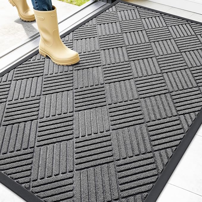 OLANLY Front Door Mat Outside Entrance 47x32, Waterproof Heavy-Duty Doormat | by OLANLY