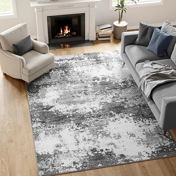 Washable Rug 4x6 Entryway Rugs for Living Room Bedroom Carpet, Dining Room Table by Acapet