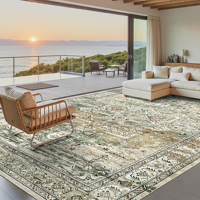 Soalmost Washable Area Rug 8x10 Large Soft Rugs - Image 2
